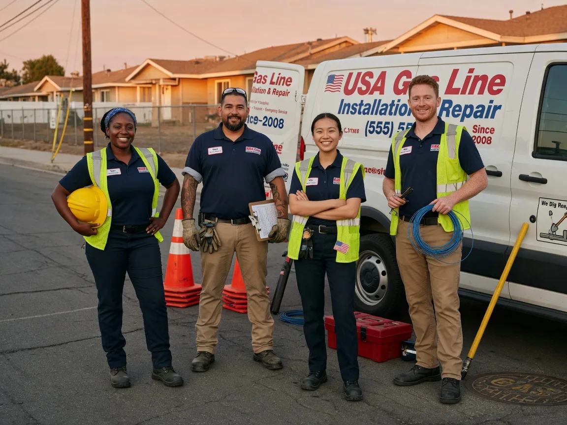 Gas Line Installation company in Montour, IA